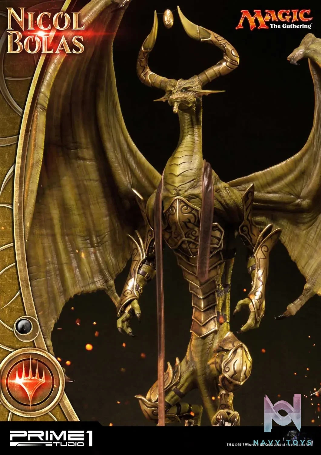 Prime 1 Studio – Premium Masterline Magic: The Gathering Nicol Bolas PMMTG-01 PMMTG-01EX (Licensed)