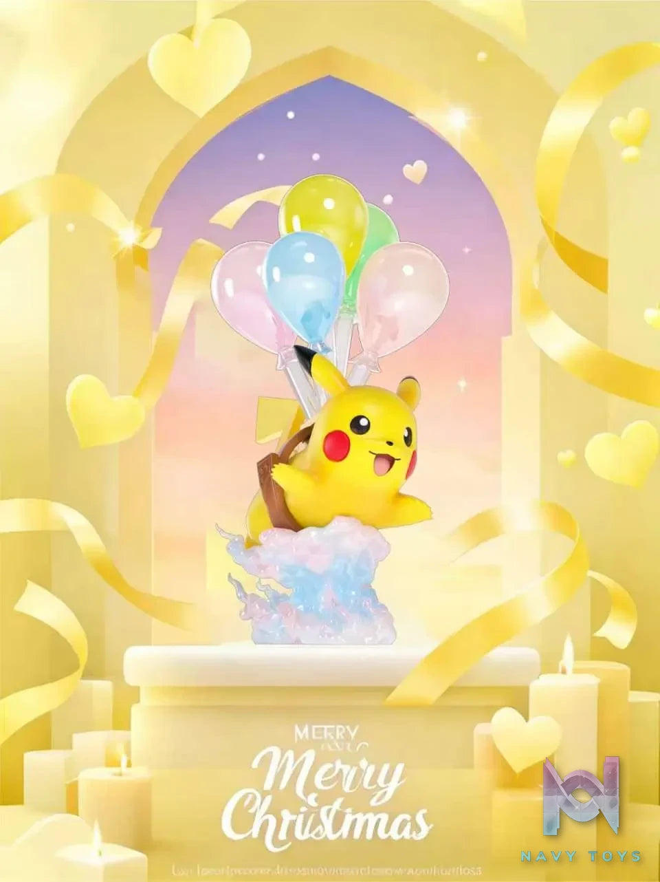 Shi Wan Fu Te Studio – Christmas Series Balloon Pikachu Pokémon