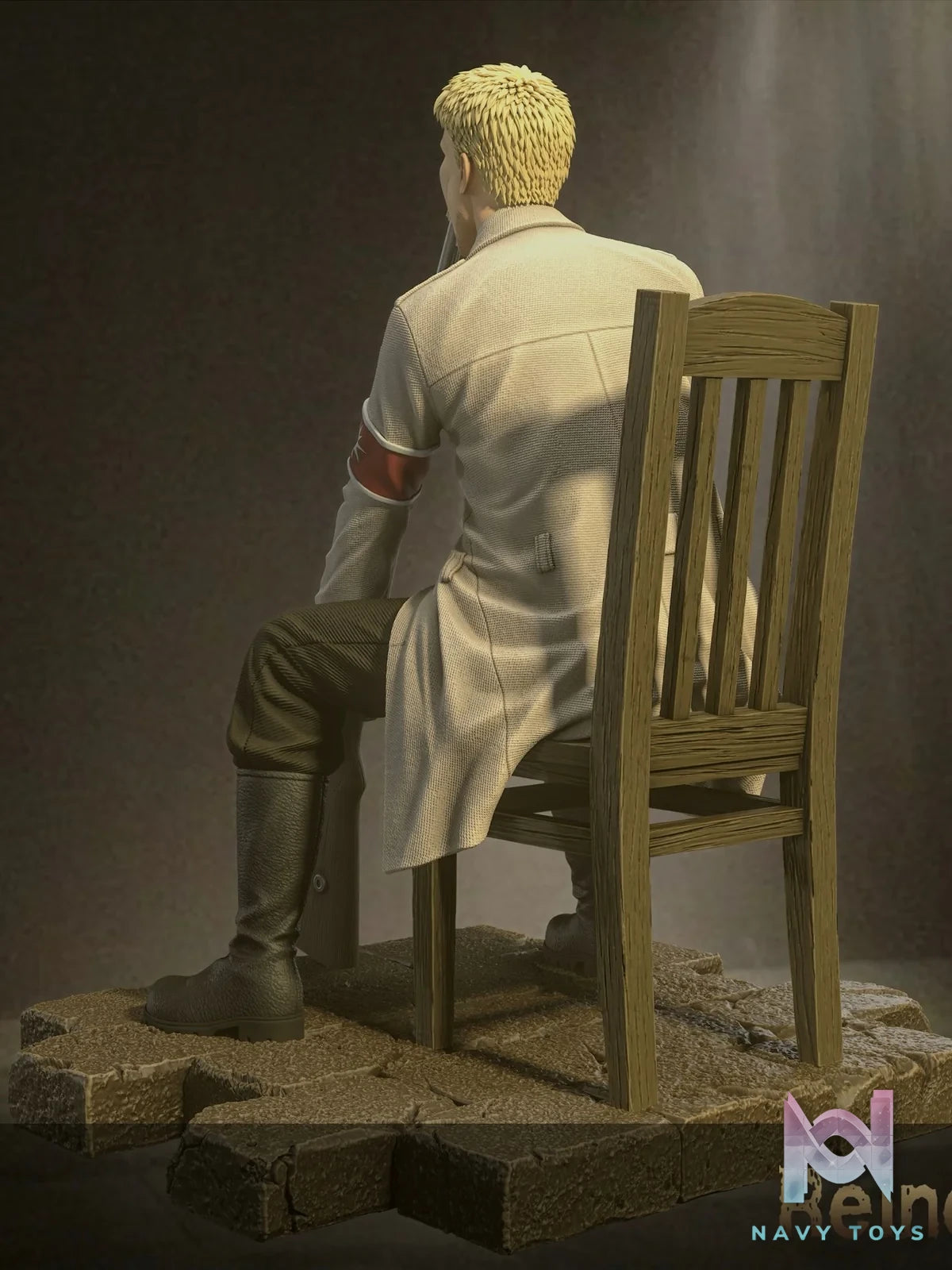 Reiner Braun Dispairing - Attack On Titan - Model Power Studio resin statue Model Power Studio anime figure