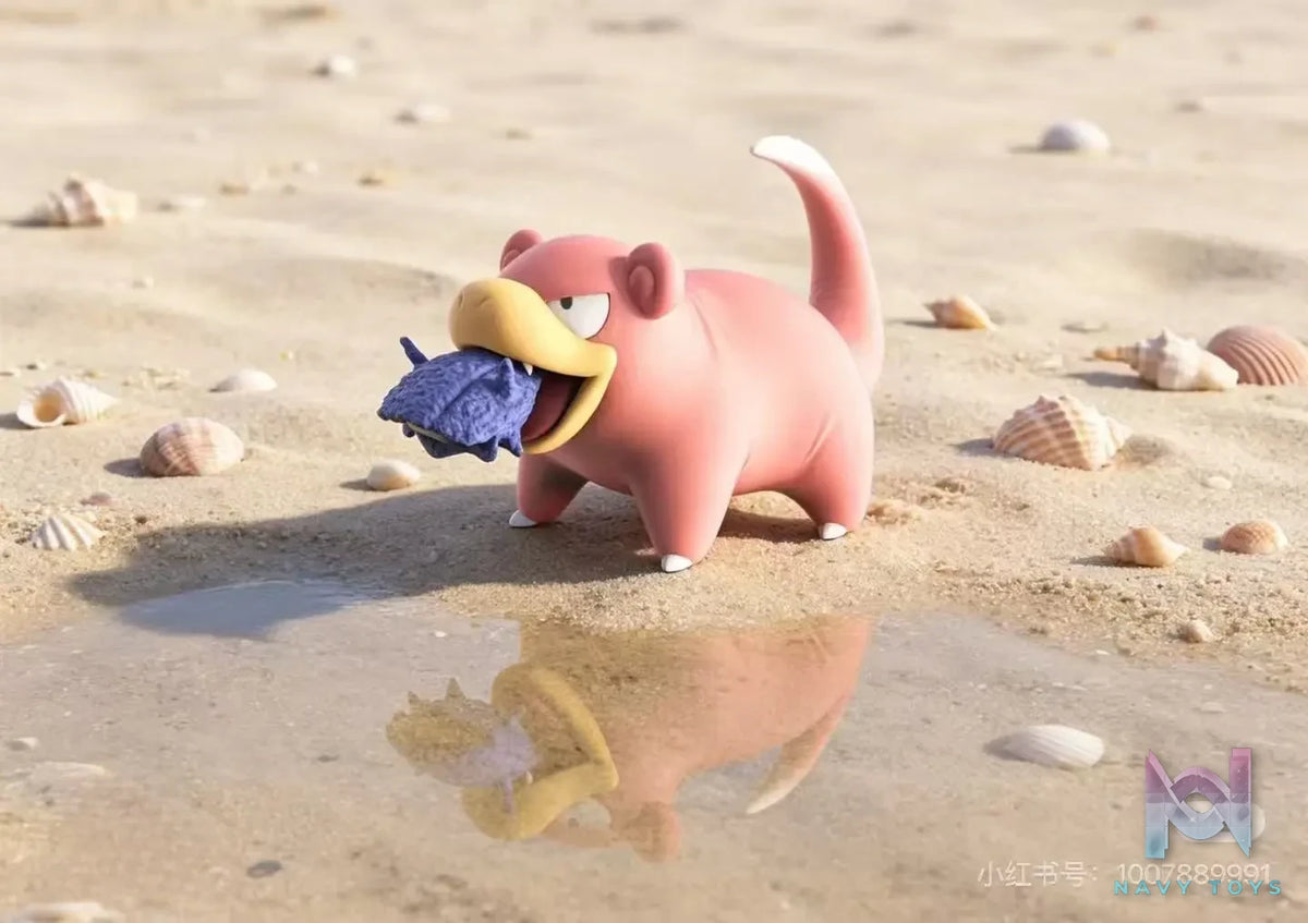 Yi Wu Yi Zhi Qian Bi Studio – Slowpoke X Shellder X Slowbro Pokémon