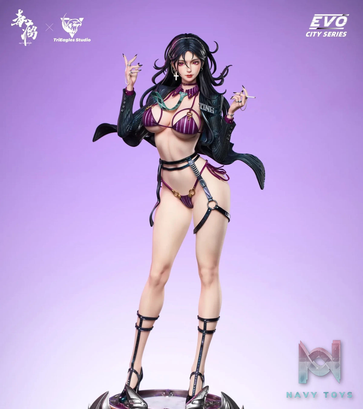TriEagles Studio – EVO CITY SERIES Suit Thug TING Statue (Licensed)