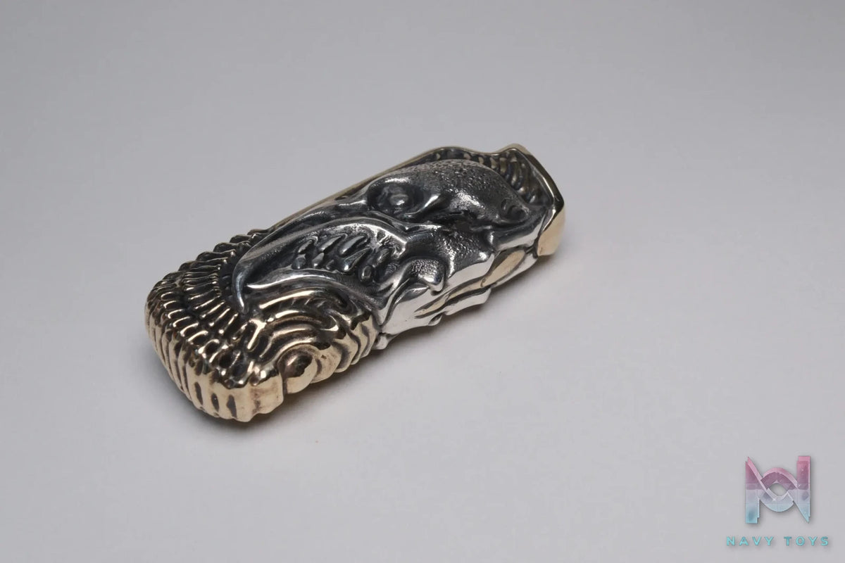 Raven Studio (silver jewelry) – Misty Fire Handmade Silver BIC J5 Lighter Case Original