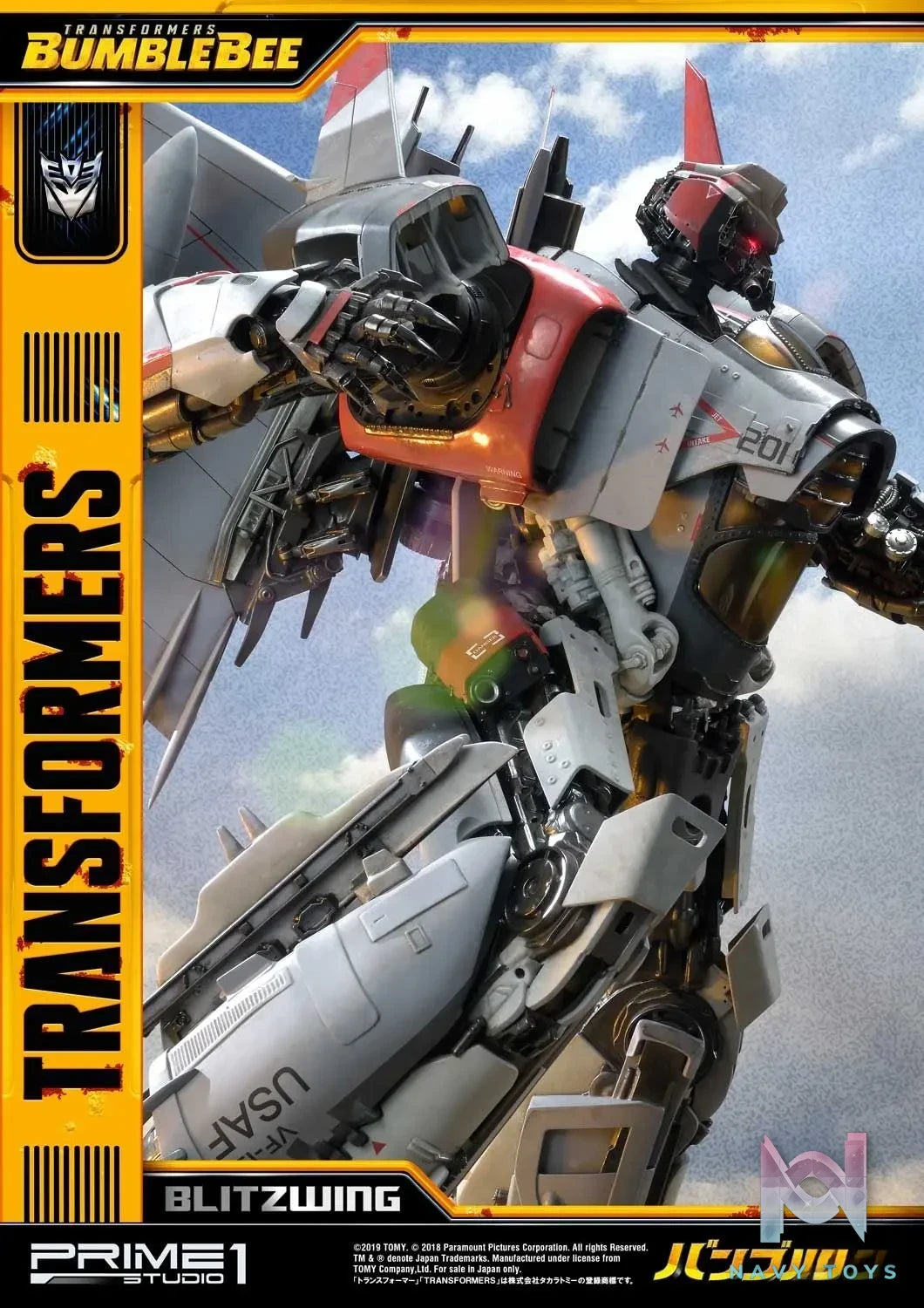 Prime 1 Studio – Museum Masterline Transformers: Bumblebee (Film) Blitzwing MMTFM-25 MMTFM-25EX(Licensed)