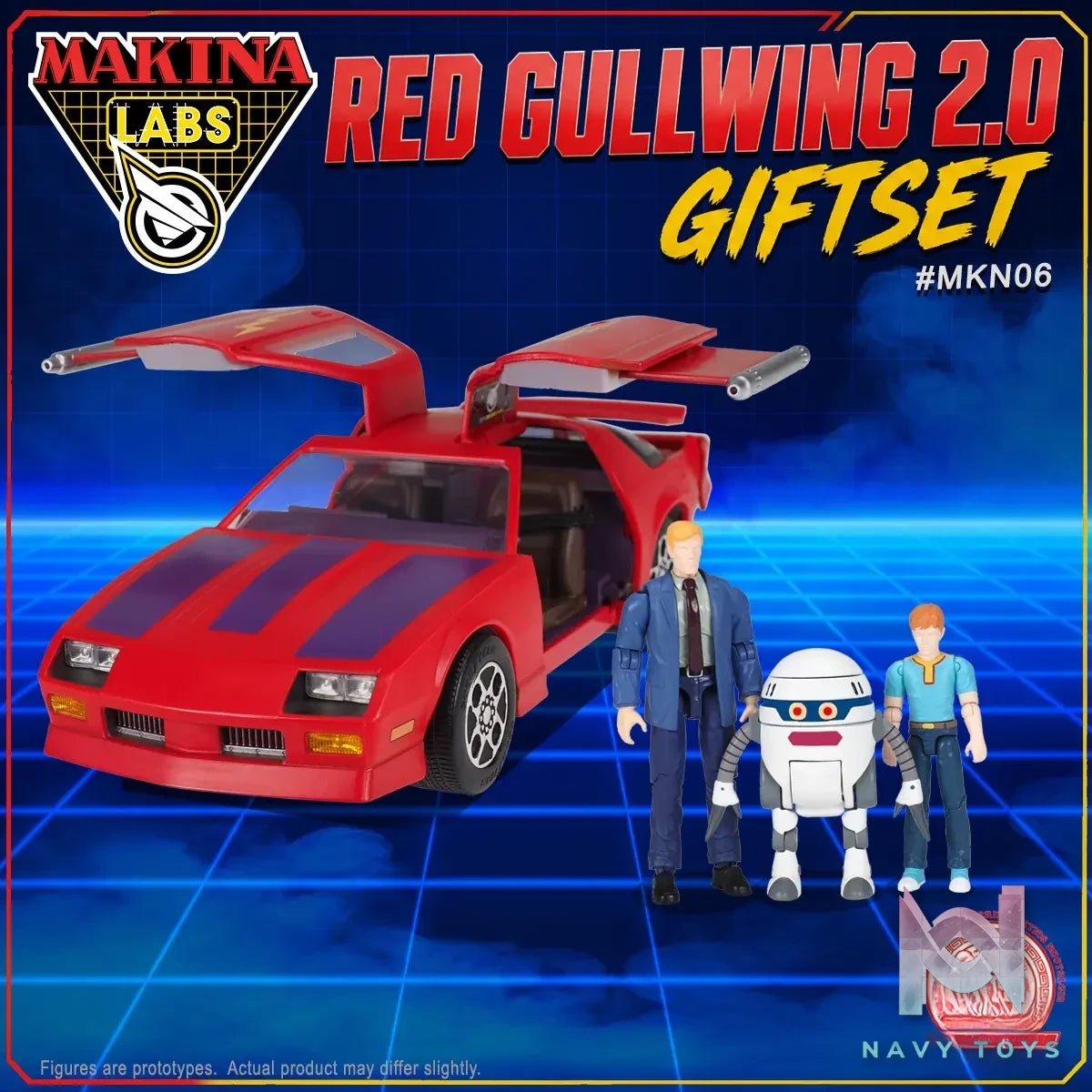 Ramen Toy – RED GULLWING 2.0 GIFTSET MKN06 (Licensed)