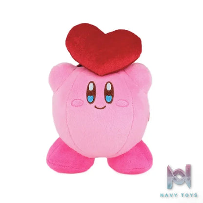 CUTE SPACE – Kirby Heart Signal Plush Keychain (Licensed)