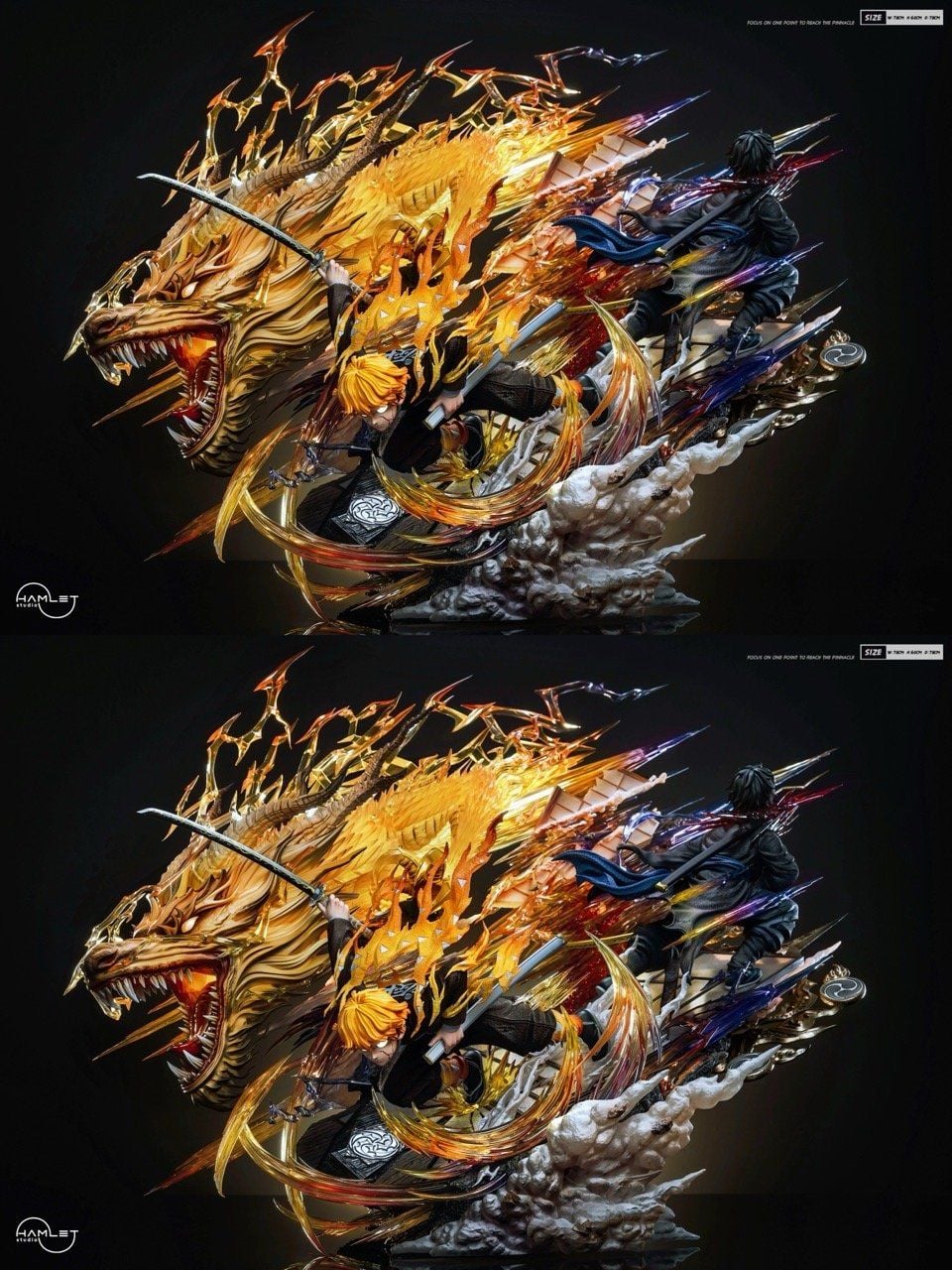 Zenitsu Agatsuma - Kimetsu no Yaiba - Hamlet Studio resin statue hamlet studio anime figure