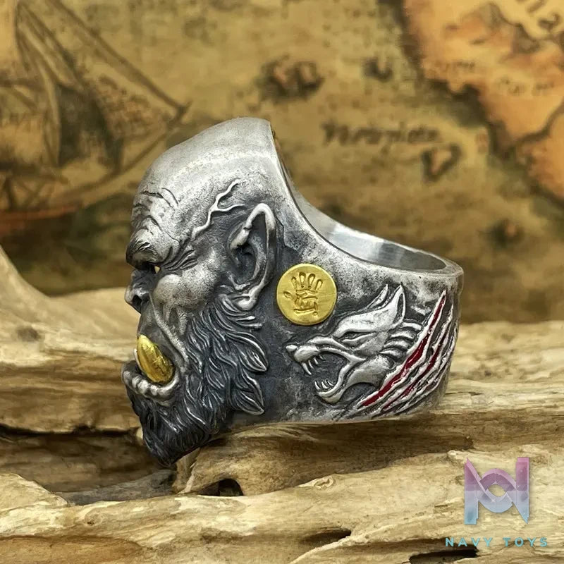 Shou Jiang Studio – Original Design Warcraft Orgrim Doomhammer Ring Original