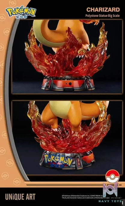 UNIQUE Art Studio - Pokemon Charizard Statue (Licensed) resin statue Navy Toys anime figure