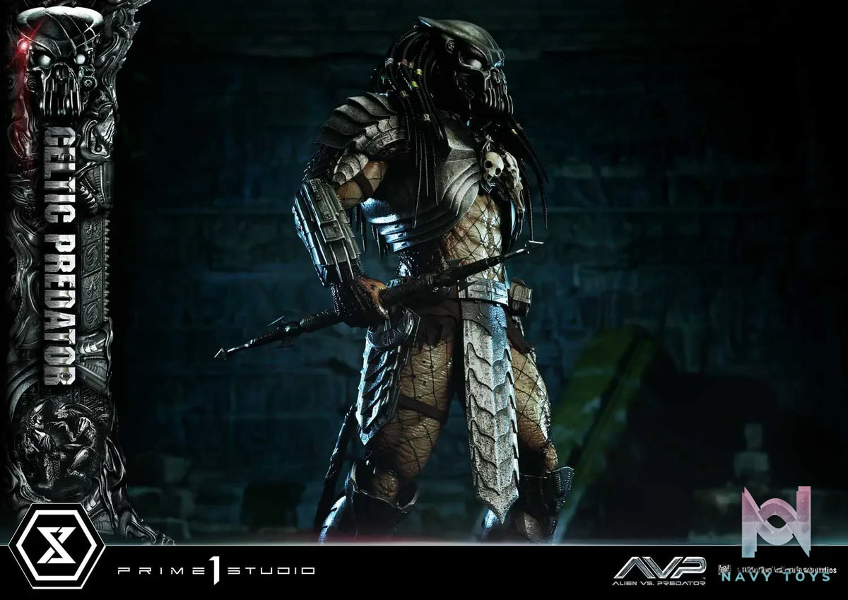 Prime 1 Studio Museum Masterline Alien vs. Predator Celtic Predator MMPR-05 MMPR-05S