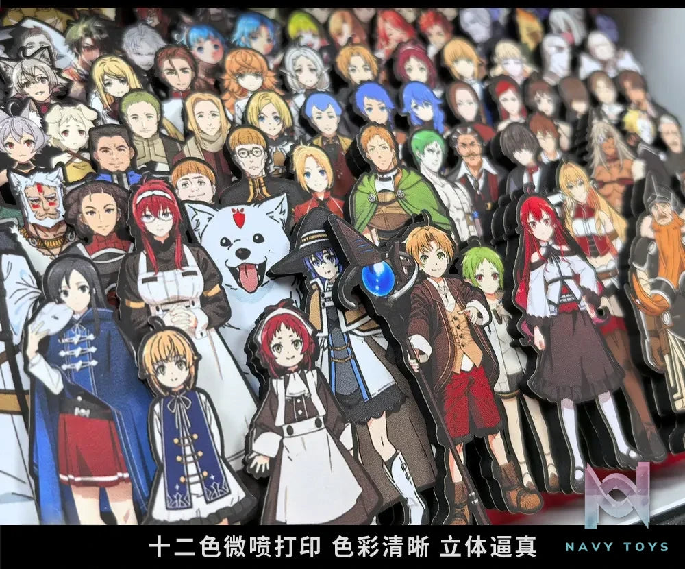 KALA HOME Studio – Mushoku Tensei: Jobless Reincarnation MUltiple Characters #01 3D Decorative Painting Mushoku Tensei: Jobless Reincarnation