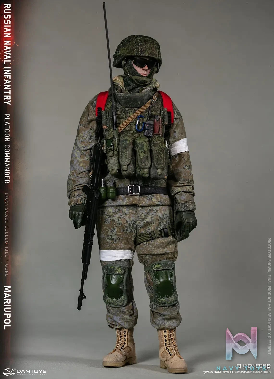 DAMTOYS – 1/6 RUSSIAN NAVAL INFANTRY COMMANDER MARIUPOL NO.78111 (Licensed)
