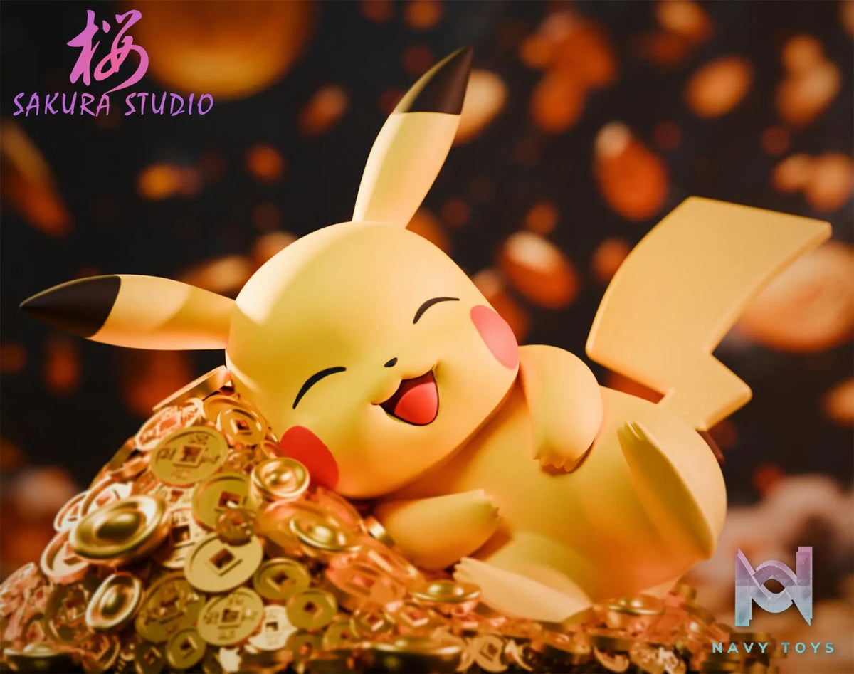 SAKURA Studio – Pokémon New Year Sleeping Get Rich Lazy Pikachu 2.0