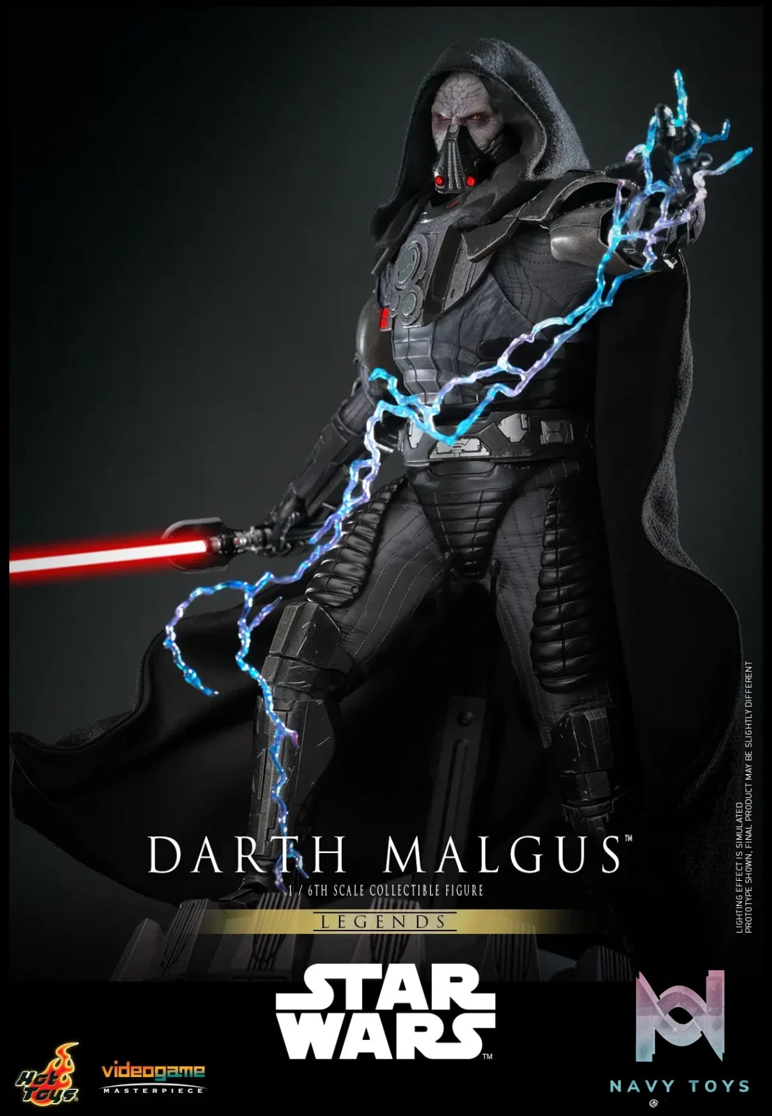 Hottoys – Star Wars 1/6th scale Darth Malgus™ Collectible Figure VGM70 (Licensed)