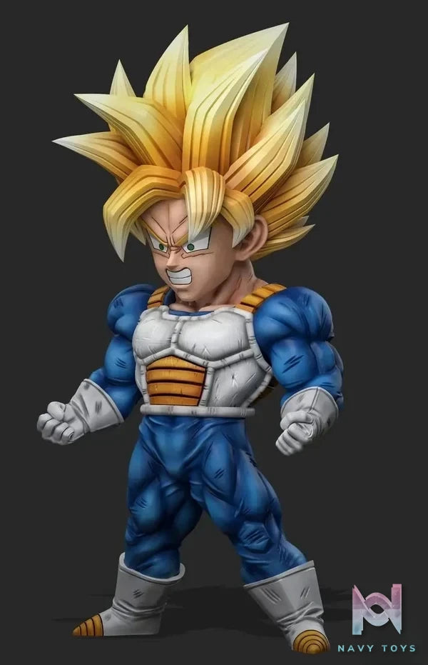Power Studio - Dragon Ball Muscle Goku resin statue Navy Toys anime figure