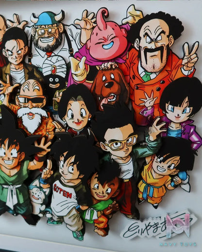 KALA HOME Studio – Dragon Ball Multiple Characters #08 3D Decorative Painting Dragon Ball