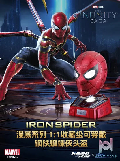 Killerbody Studio – Marvel Marvel Series 11 Collectible wearable Steel Spider Man helmet (Licensed)