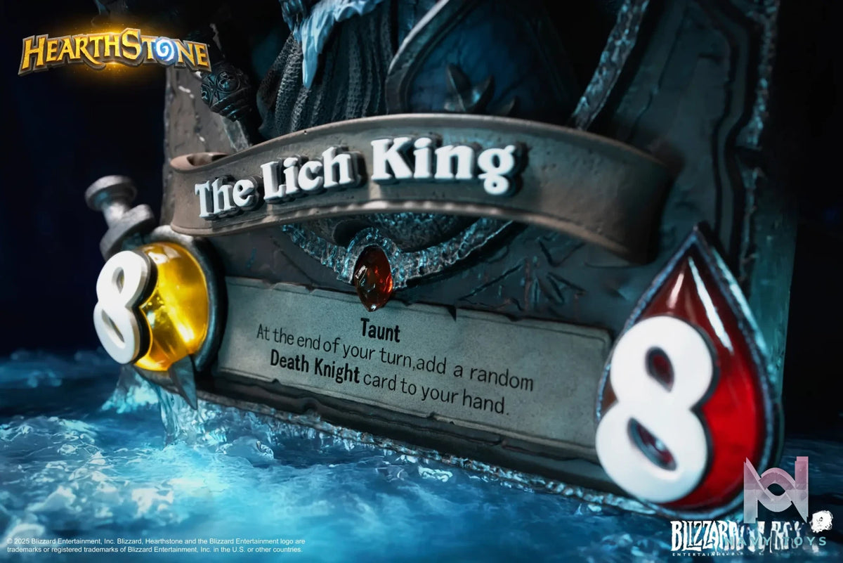 HEX Collectibles – Blizzard Official Licensed Hearthstone Lich King Card Art Statue HEXFRAME04 (Licensed)