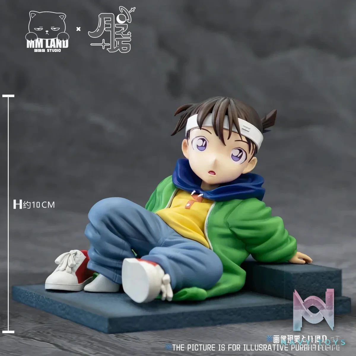 MMLAND Studio - Detective Conan Smaller Shinichi resin statue Navy Toys anime figure