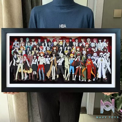 KALA HOME Studio – Bungo Stray Dogs Multiple Characters #03 3D Decorative Painting Bungo Stray Dogs