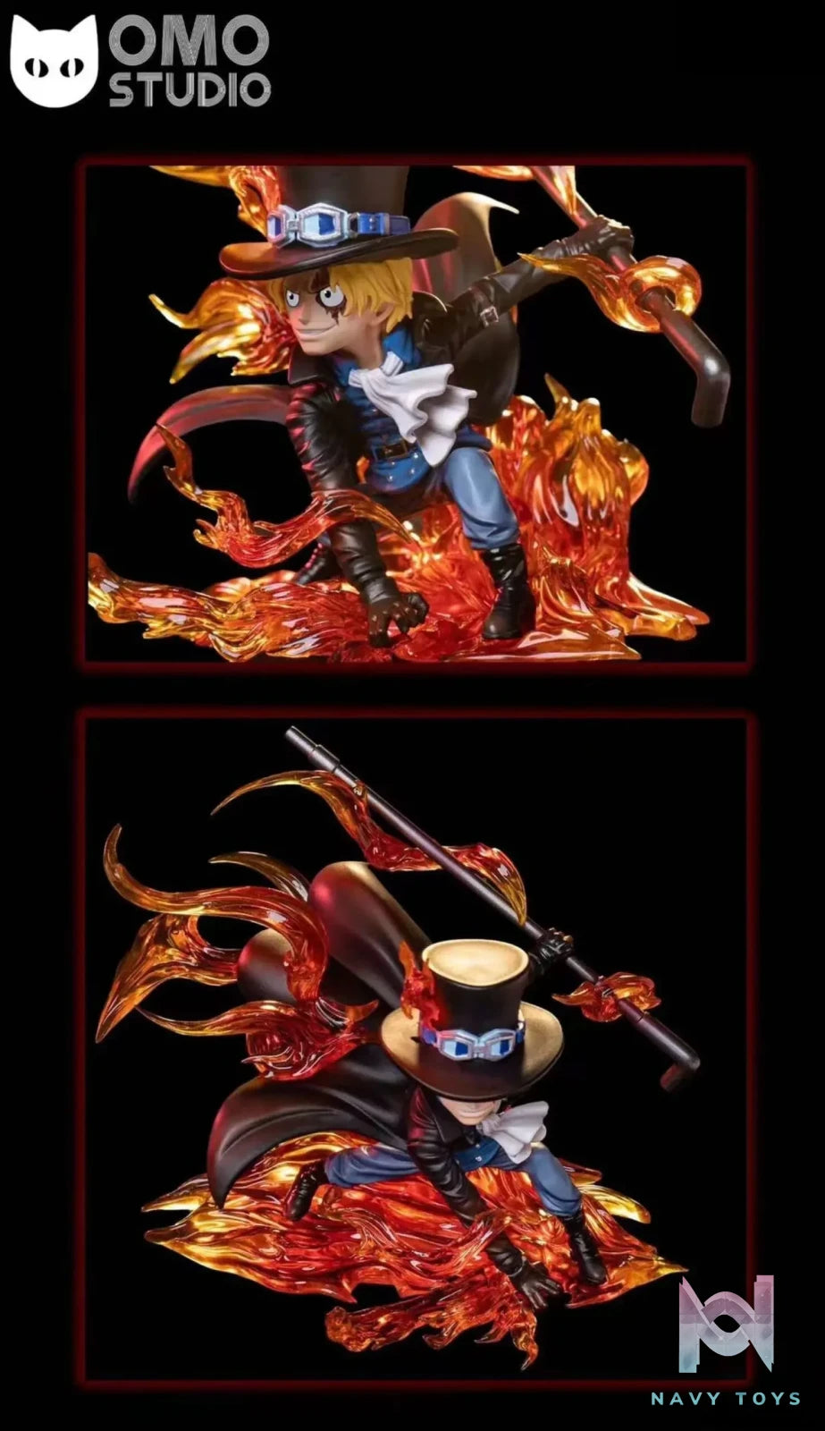 OMO Studio – One Piece Three Brothers in Squat #1 Sabo