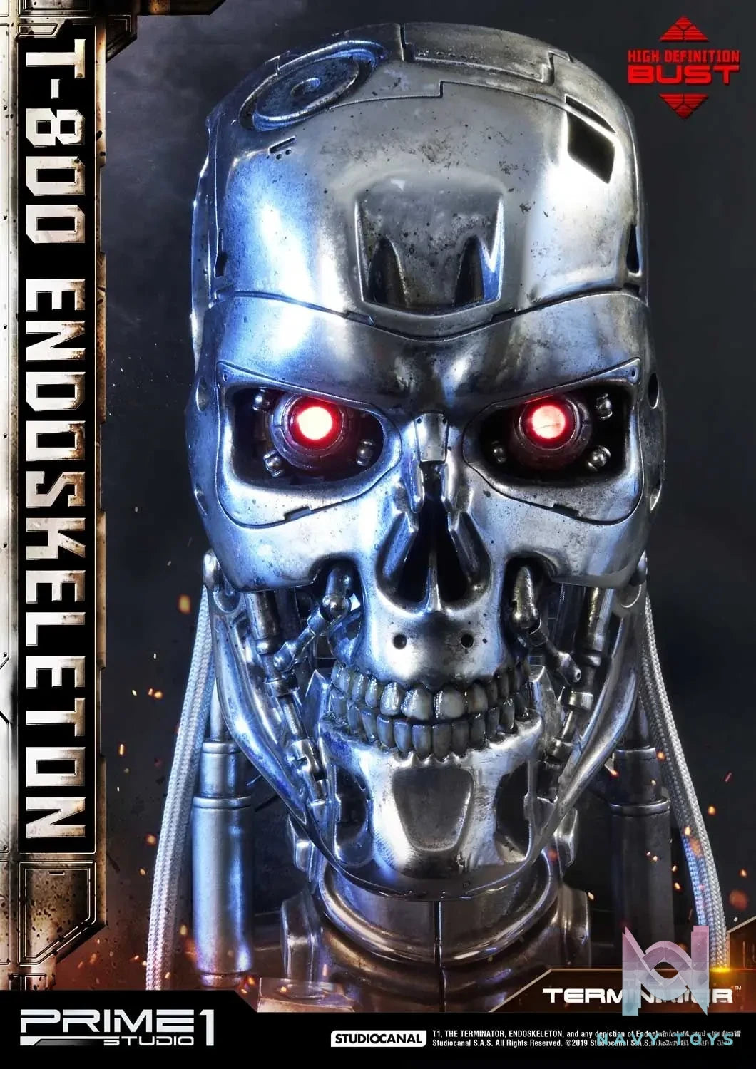 Prime 1 Studio – High Definition Bust The Terminator (Film) T-800 Endoskeleton Head HDBT1-01 (Licensed)