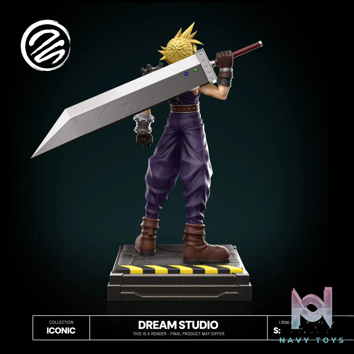 Dream Studio – Final Fantasy OG Cloud FFVII 2.0