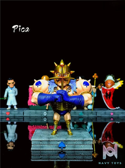 A+ Studio – One Piece Donquixote Pirates Flamingo Vergo Pica Trebol