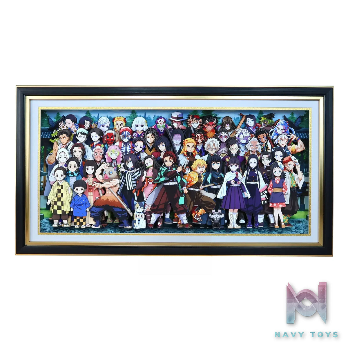 KALA HOME Studio – Demon Slayer Multiple Characters #08 3D Decorative Painting Demon Slayer