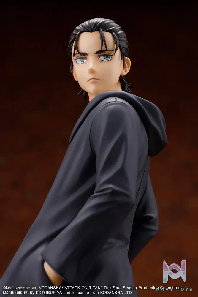 Kotobukiya – OSHI WORKS Attack on Titan The Final Season Eren Yeager The Final Season ver. Complete Figure (Licensed)