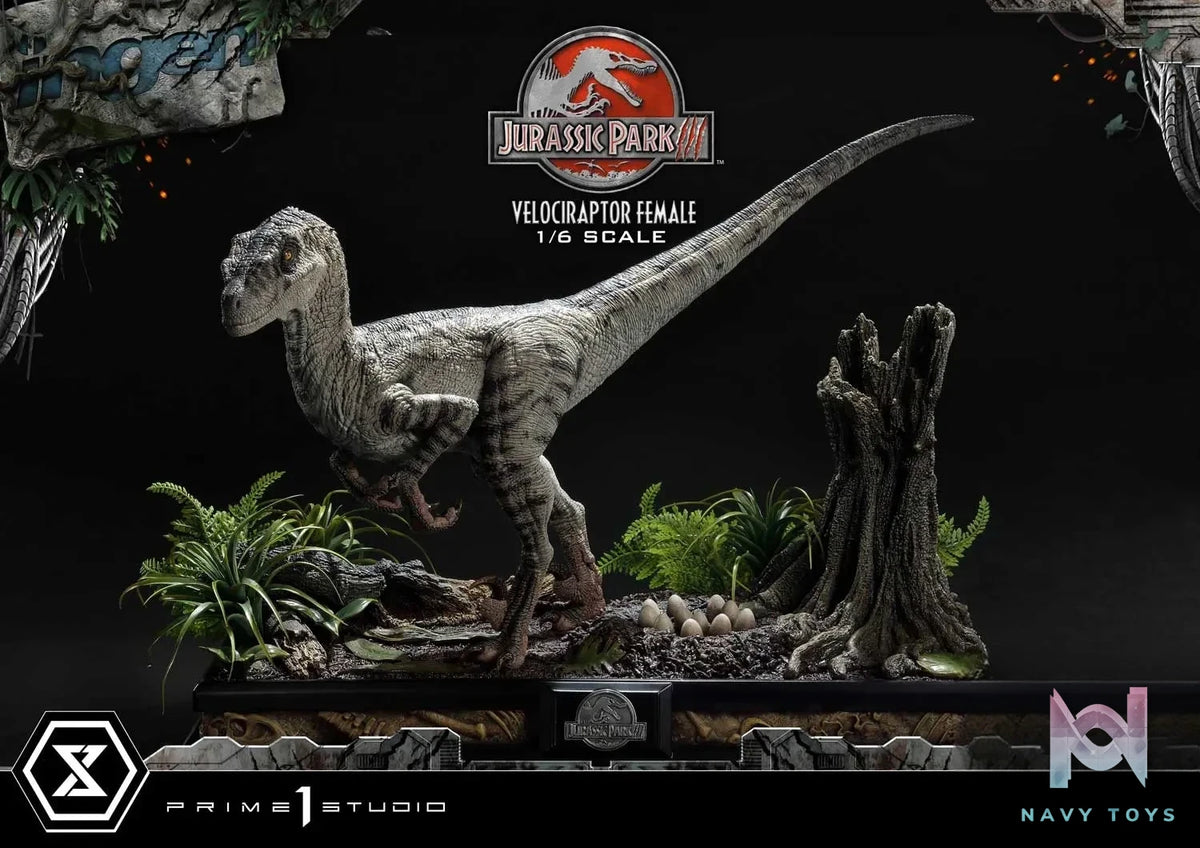 Prime 1 Studio – Legacy Museum Collection Jurassic Park III (Film) Velociraptor Female LMCJP-11 LMCJP-11S (Licensed)