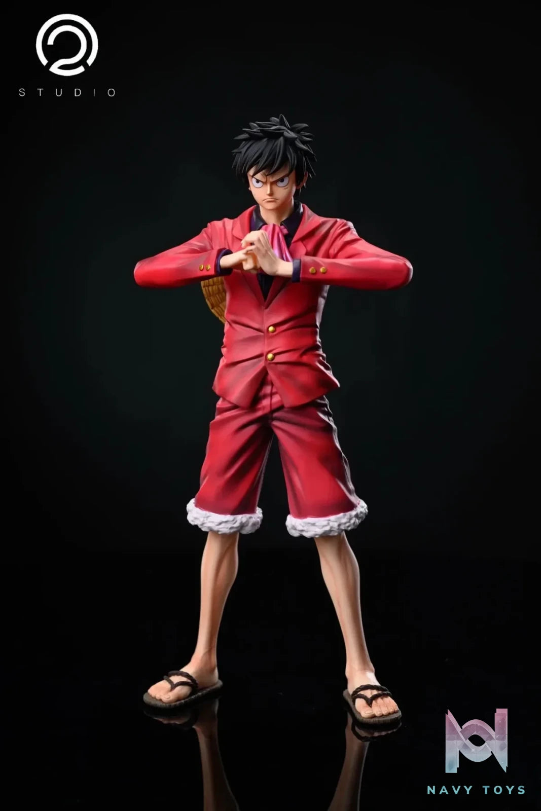 C2 Studio - One Piece POP Luffy series clothing resin statue Navy Toys anime figure