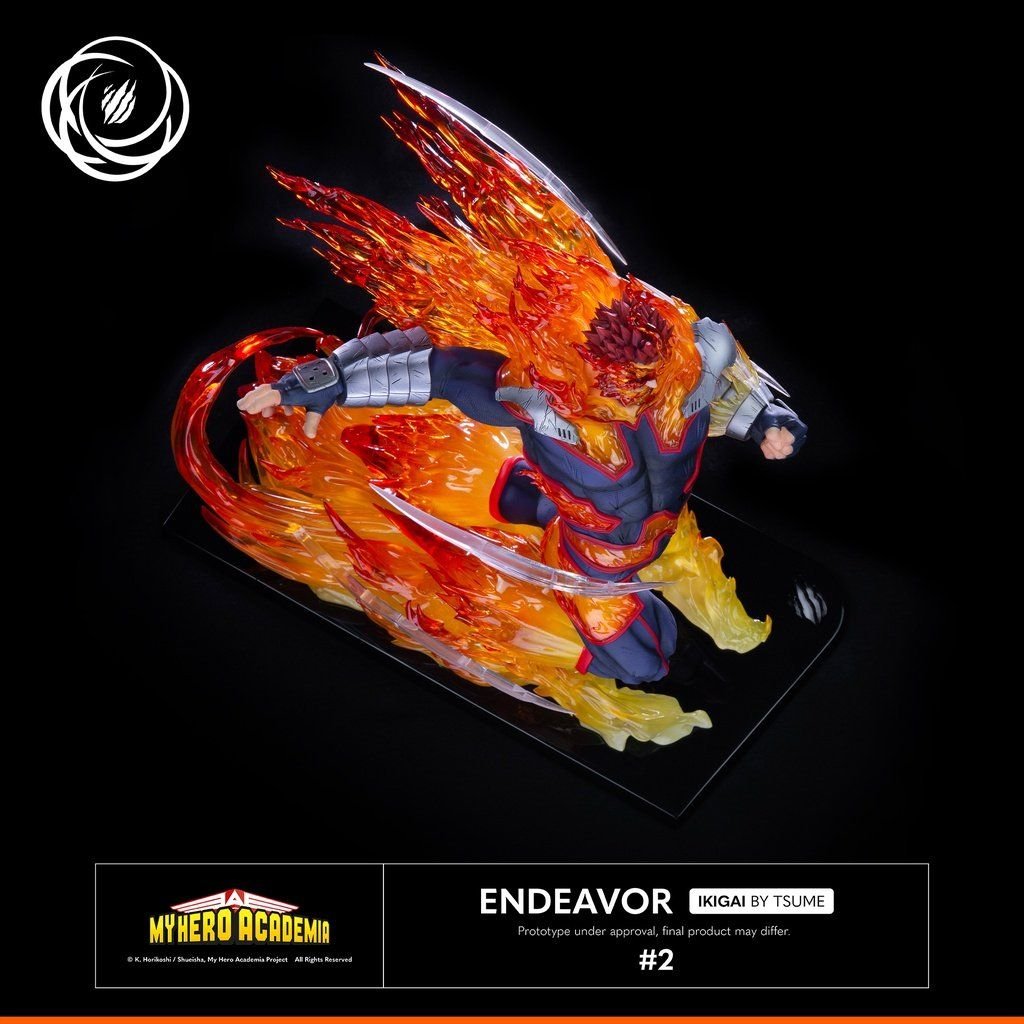 Endeavor Ikigai - My Hero Academia - Tsume Art resin statue Tsume Art Studio anime figure