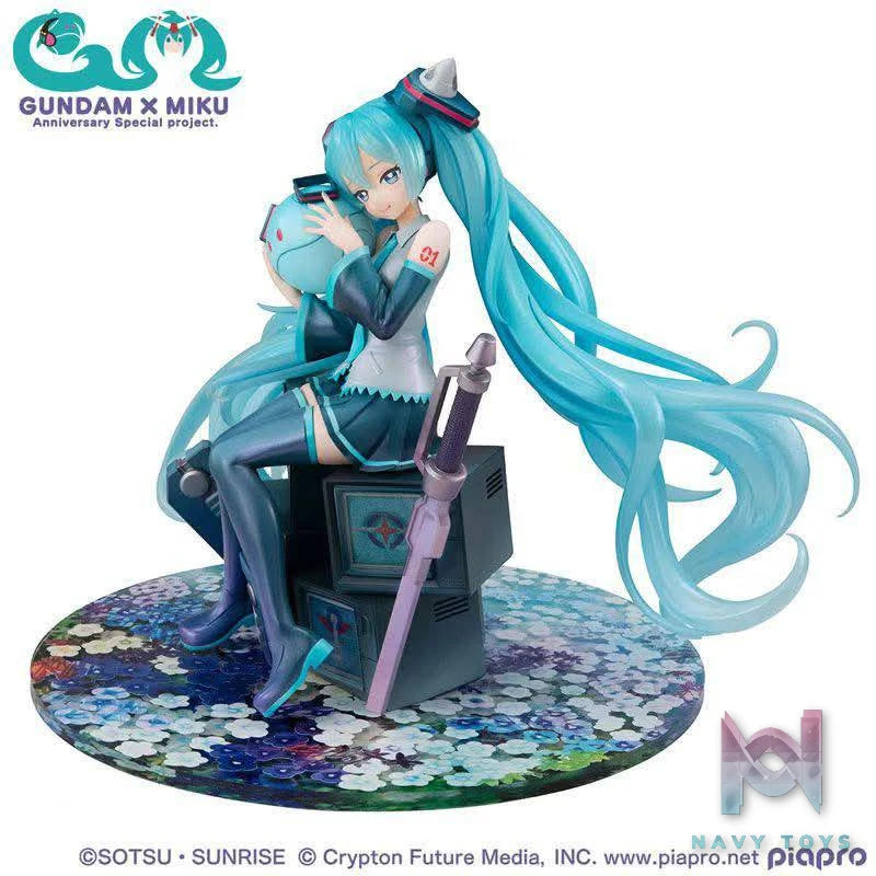 Gundam x Miku Anniversary Special Project Lucrea resin statue MegaHouse Studio anime figure