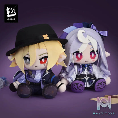 miHoYo – Zenless Zone Zero BiggieAgents Sitting Plush Vivian X Hugo (Licensed)