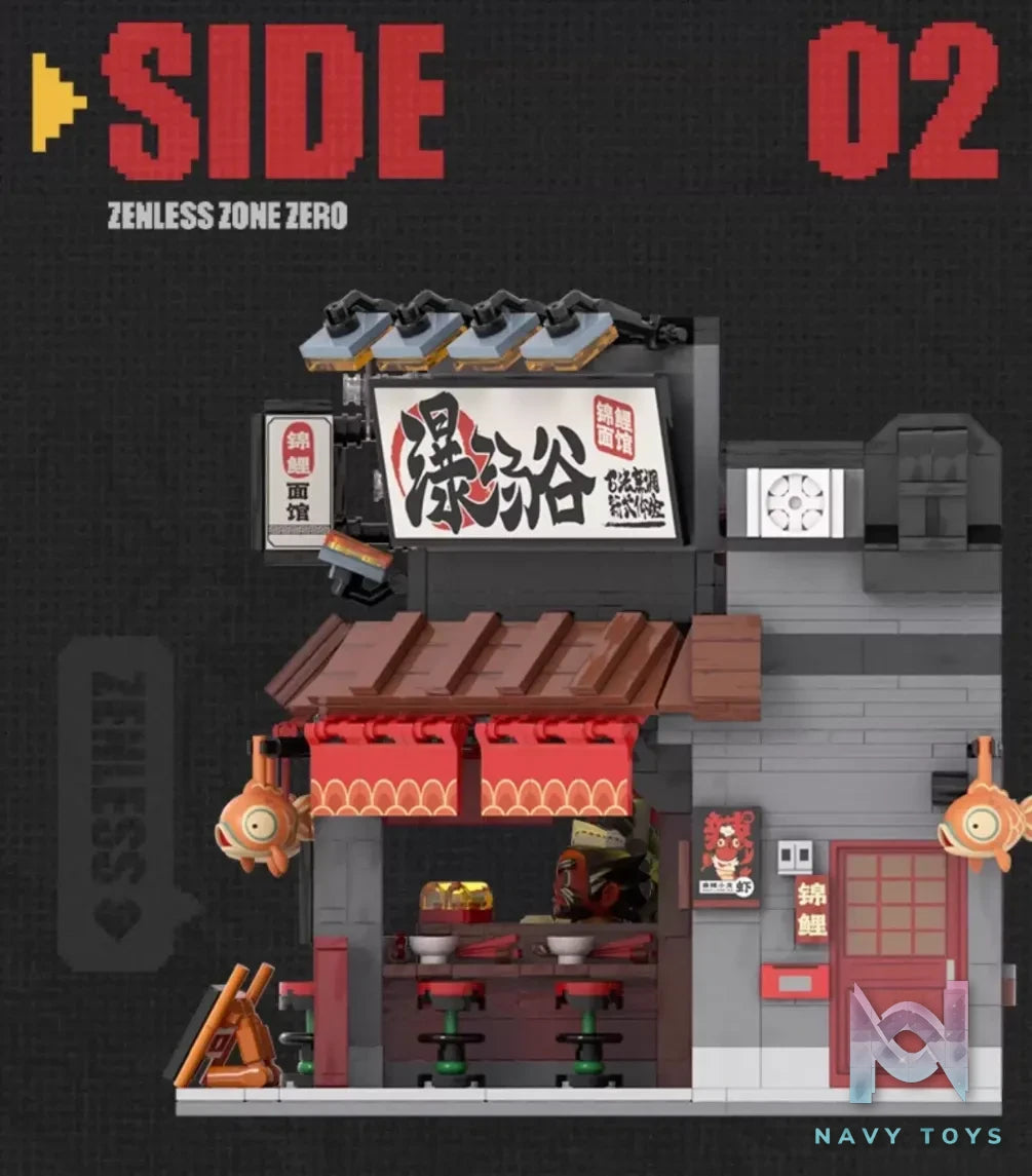 miHoYo – Zenless Zone Zero Sixth Street Series Scene Building Blocks (Licensed)