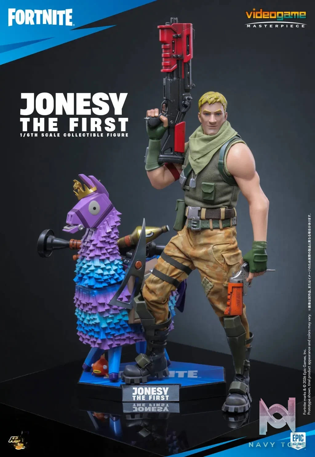 Hottoys – Fortnite Jonesy The First 1/6th scale Collectible Figure VGM85 (Licensed)
