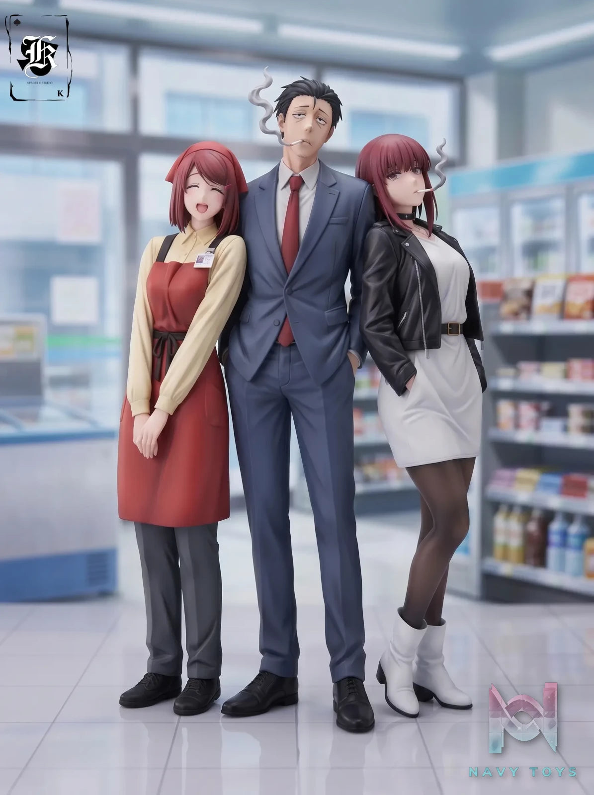 Spades K Studio – Sasaki x Yamada Smoking Behind the Supermarket with You
