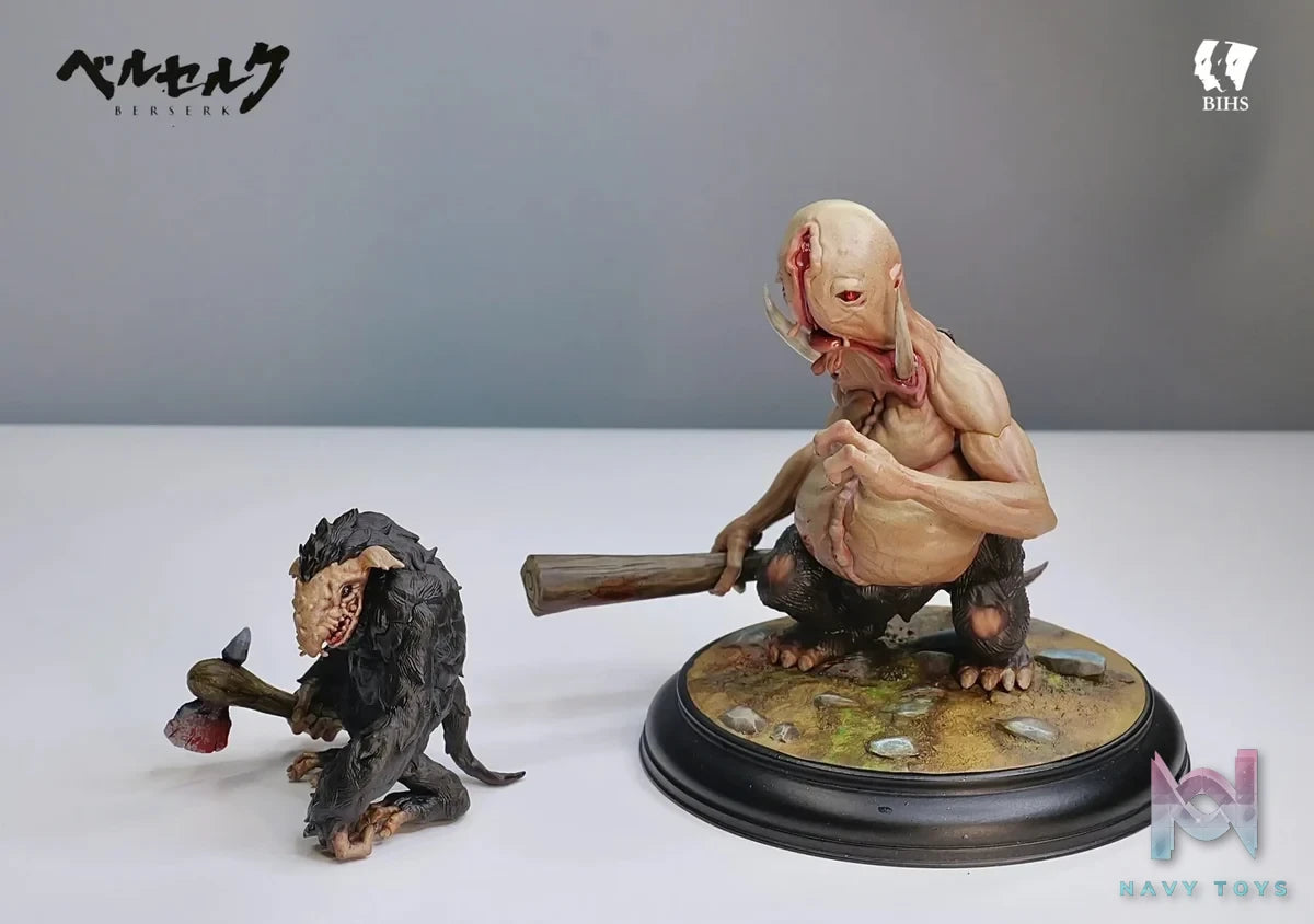 BIHS Studio - Berserk Monster Encyclopedia Series 01 Ogre & Troll resin statue Navy Toys anime figure