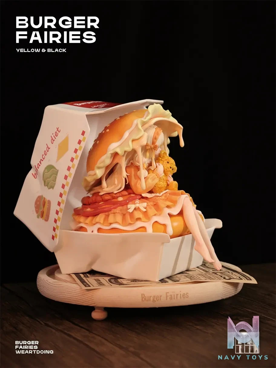 WeArtDoing Studio – Original The Sleeping Beauty-Burger Fairies- Yellow & The Sleeping Beauty-Burger Fairies-Black (Licensed)
