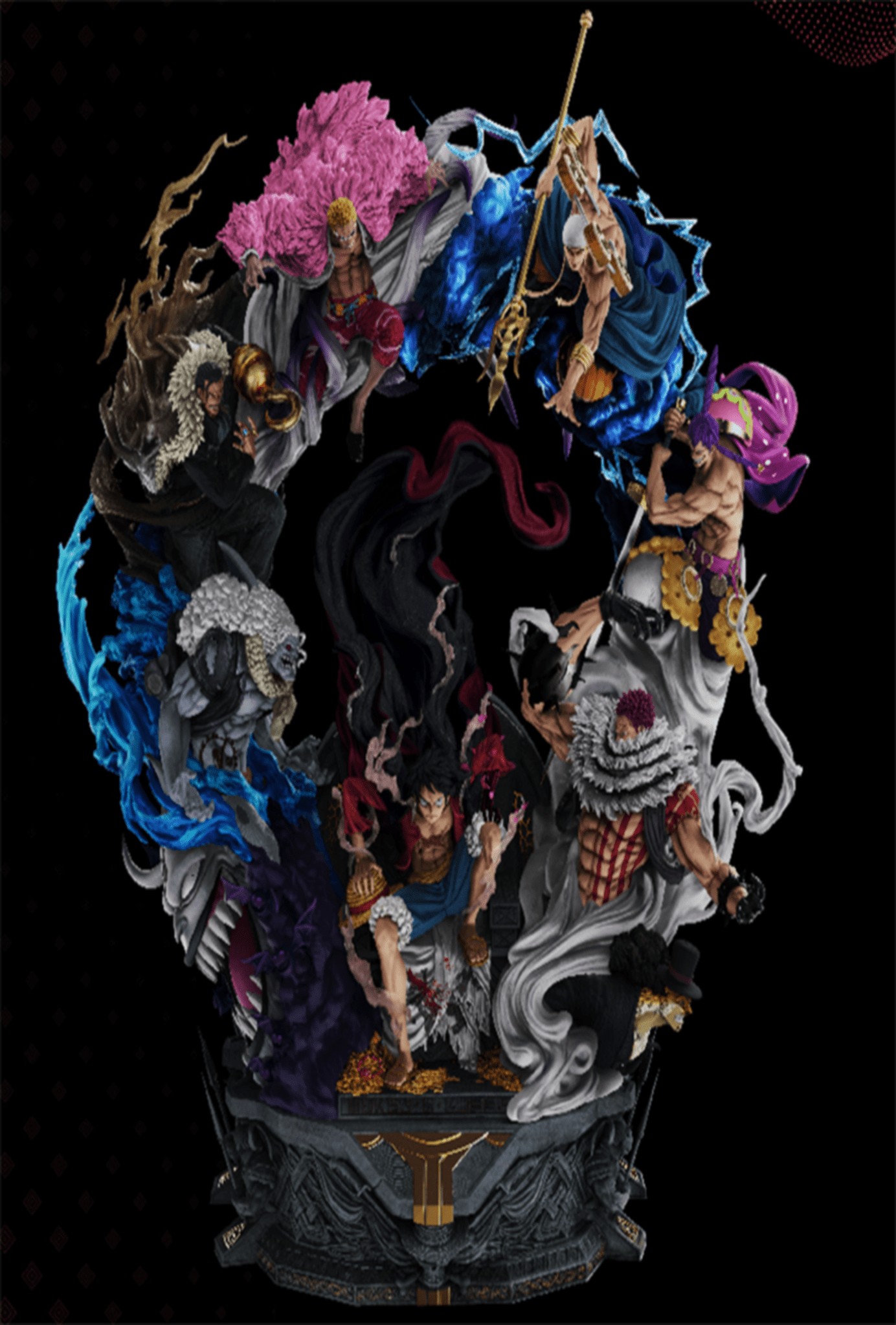 Luffy Last Sleep Of Throne resin statue last sleep studio anime figure