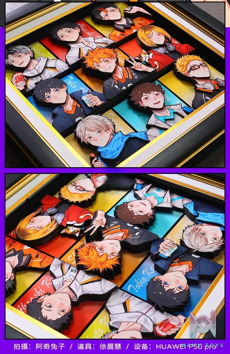 Yu Zhi Jiang Studio – Haikyu!! Multiple Characters Series #01 3D Decorative Painting Haikyu!!