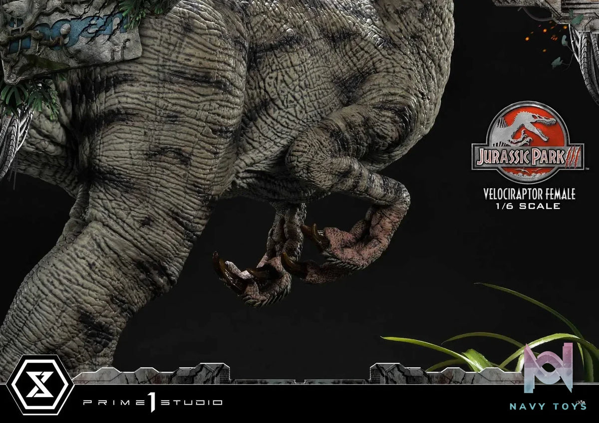 Prime 1 Studio – Legacy Museum Collection Jurassic Park III (Film) Velociraptor Female LMCJP-11 LMCJP-11S (Licensed)