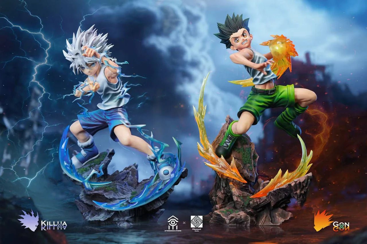 Killua Zoldyck & Gon Freecss - Aftershock Studio & Fibonacci Studio resin statue Aftershock Studio & Fibonacci Studio anime figure