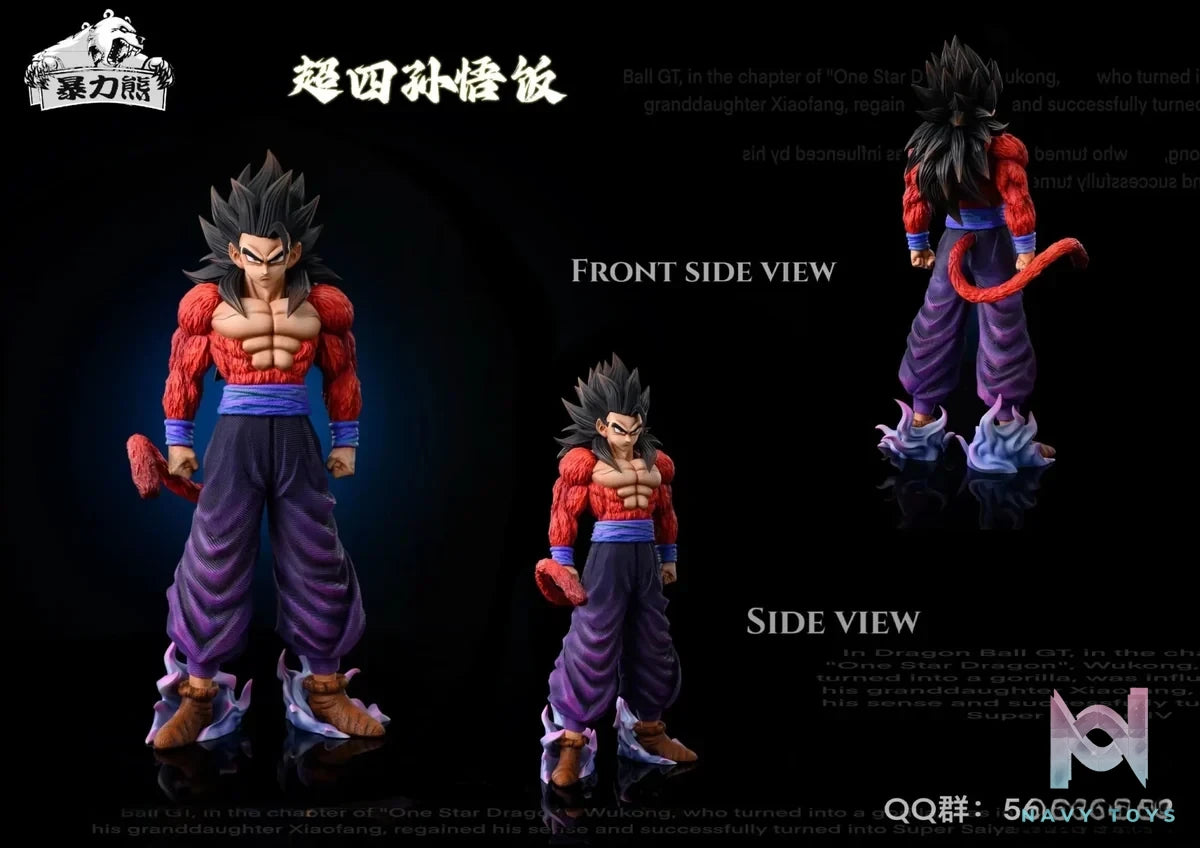 Violent bear Studio - Dragon Ball Super 4 Series 6 Super 4 Son Gohan resin statue Navy Toys anime figure