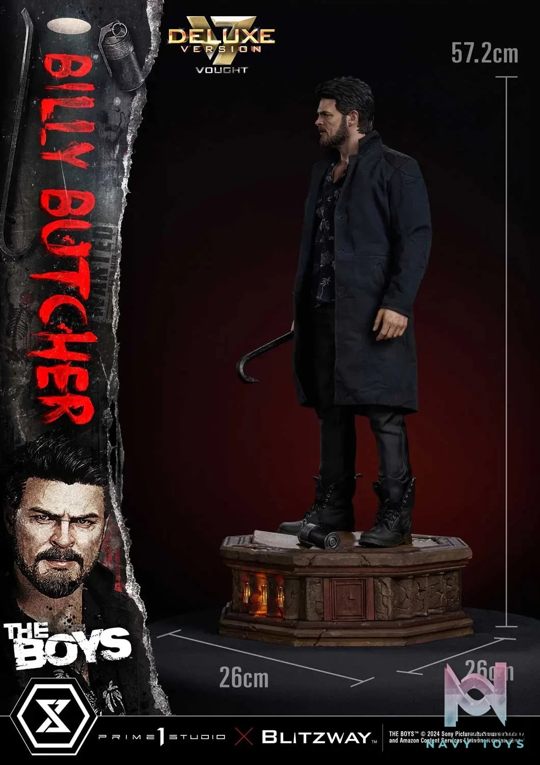 Prime 1 Studio – Premium Masterline The Boys William Billy Butcher PMTB-01 PMTB-01DX (Licensed)