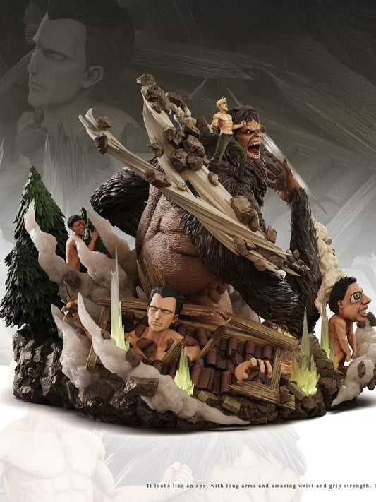 Zeke Jaeger & Beast Titan - Attack On Titan - Freedom Studio resin statue freedom studio anime figure