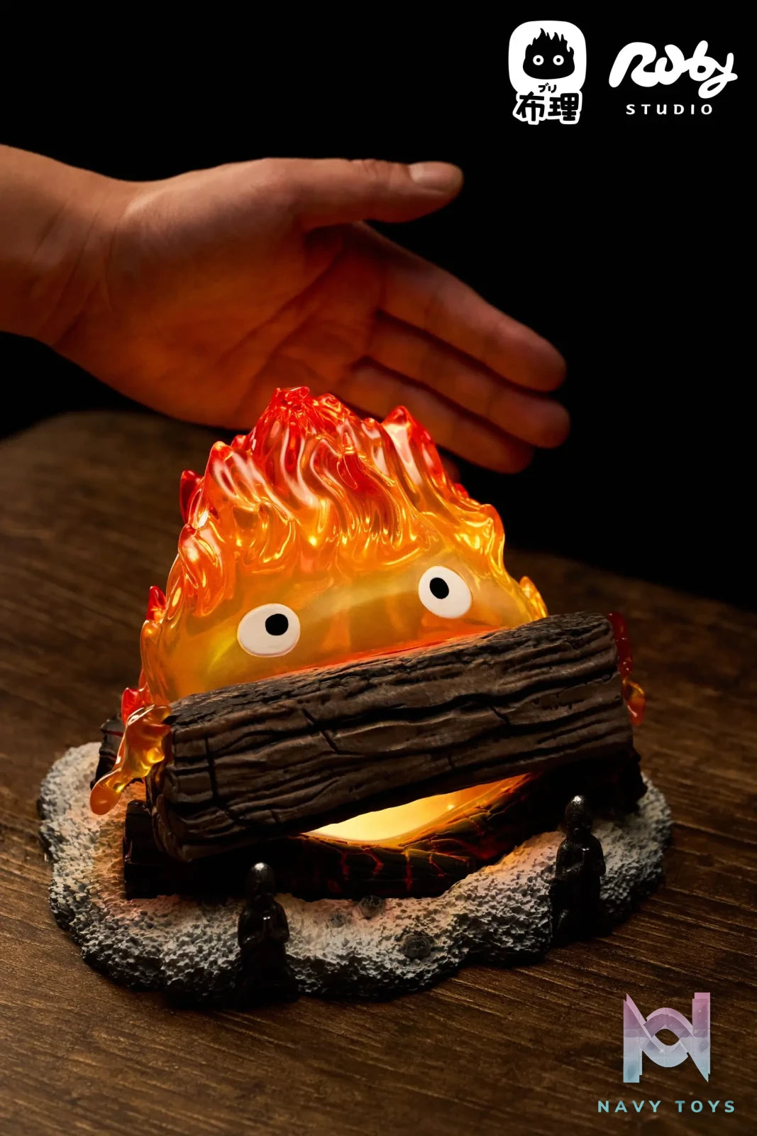 Ruby ​​Studio & Buri Studio – Howl’s Moving Castle Calcifer Night Light