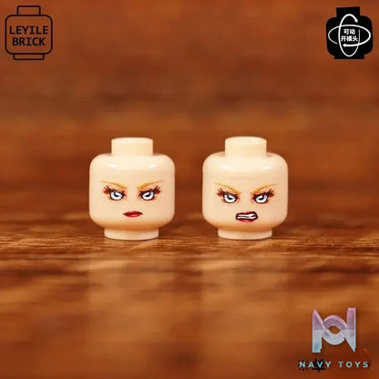 LEYILEBRICK Studio – Cute Girl Posable Head #04 Original