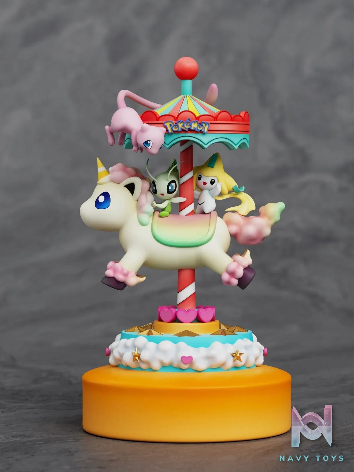 Mew, Celebi & Jirachi - Pokemon - Sun Studio resin statue Sun Studio anime figure