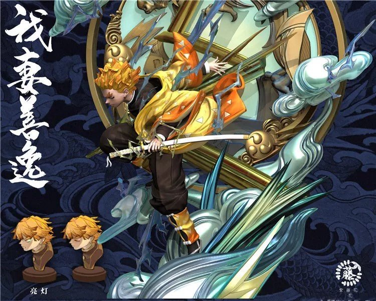 Wisteria Studio - Agatsuma Zenitsu resin statue wisteria Studio anime figure